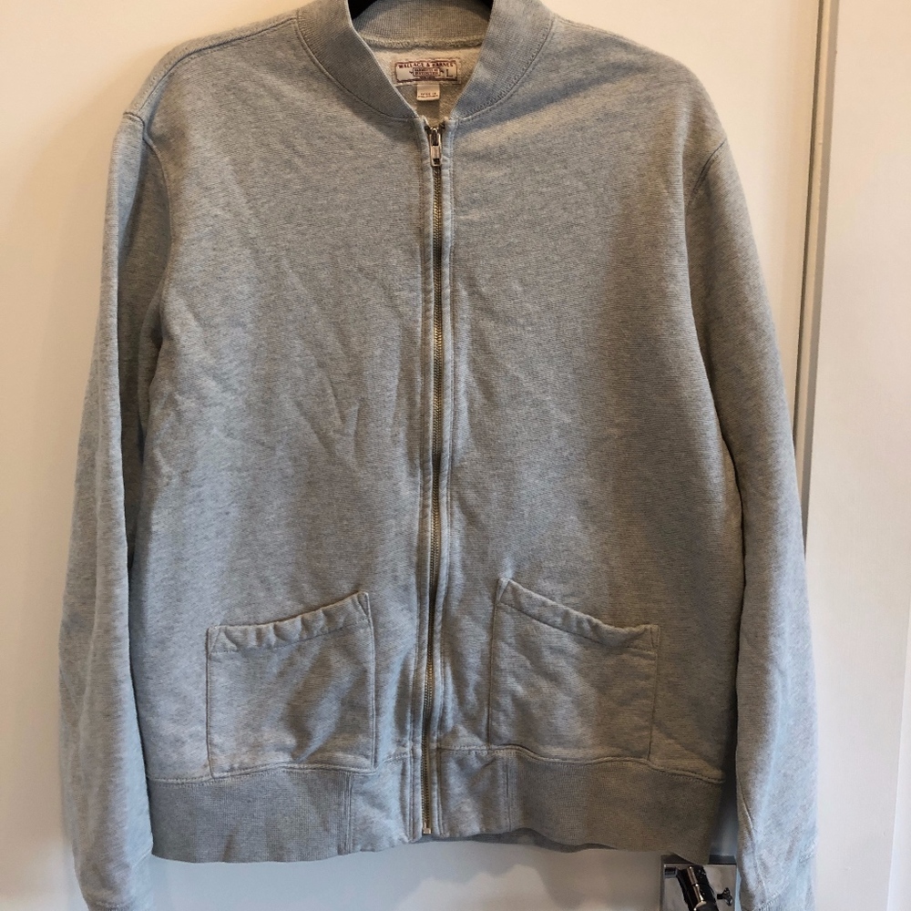 J. Crew Wallace & Barnes bomber style sweatshirt